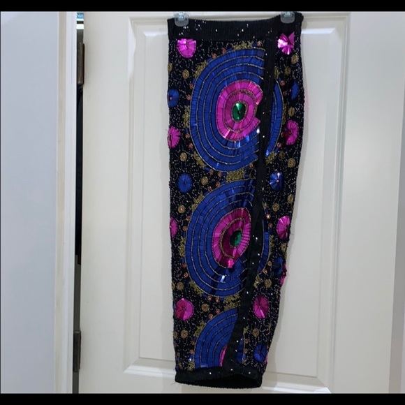 VIRGOS LOUNGE BEADED SKIRT - Picture 2 of 6